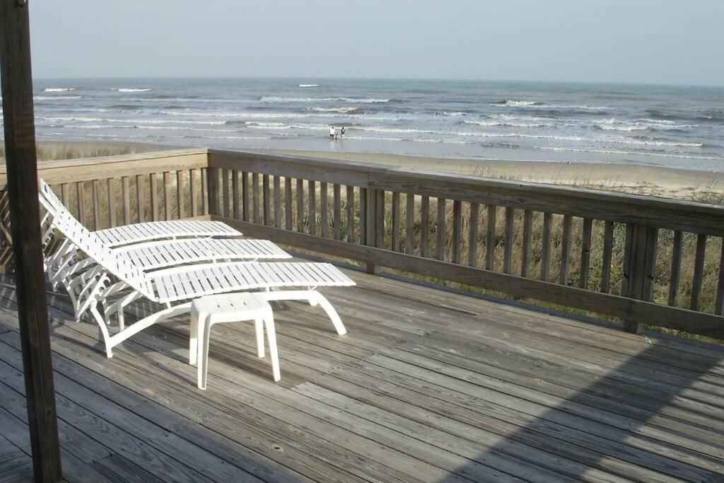 Beach Front On West Beach Galveston Kültér fotó