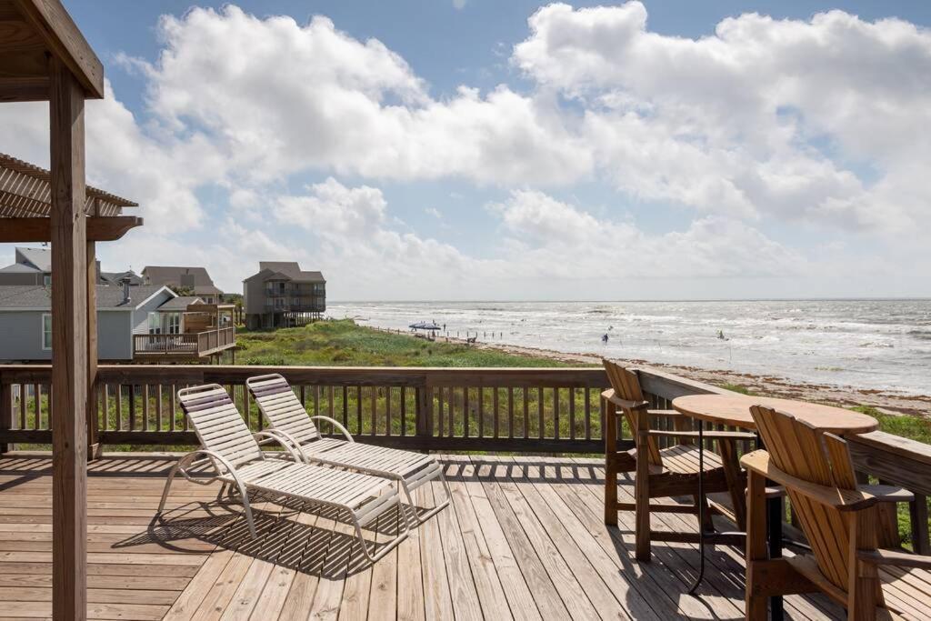 Beach Front On West Beach Galveston Kültér fotó